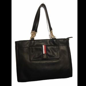 🛑 NWT TOMMY HILFIGER BLACK TOTE